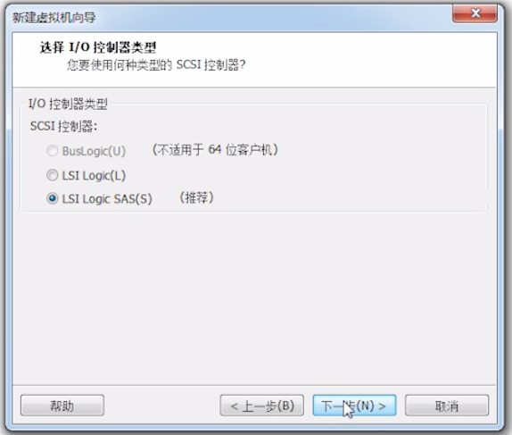 选择 I/O 控制器类型 选择 I/O 控制器类型