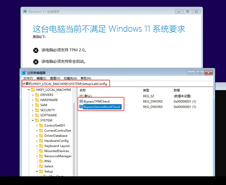 处理Win11限制 处理Win11限制
