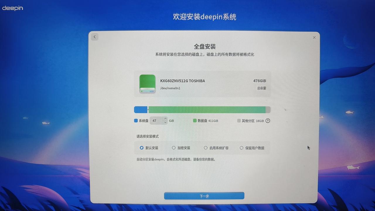 全盘安装